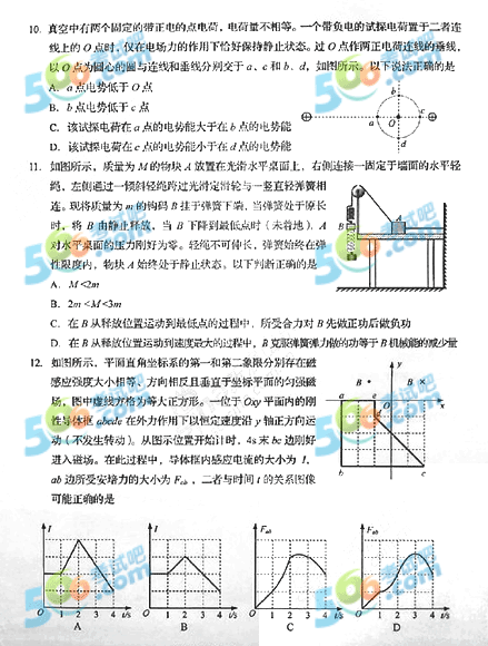 2020年山东高考《物理》真题及答案已公布