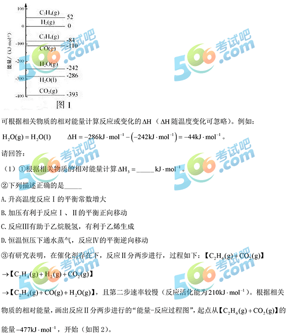 2020年浙江高考《化学》真题及答案已公布