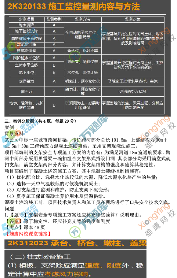 2016二级建造师考试《市政工程》真题答案