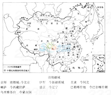 2016年成人高考高起点历史考点：清朝