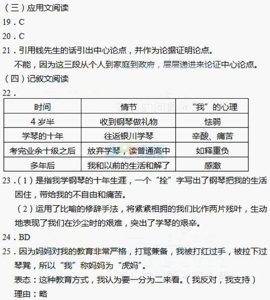 考试吧：湖南长沙2017年中考《语文》试题