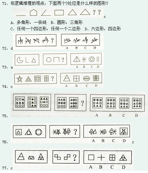 2005春季福建公务员考试《行测》真题及参考答案