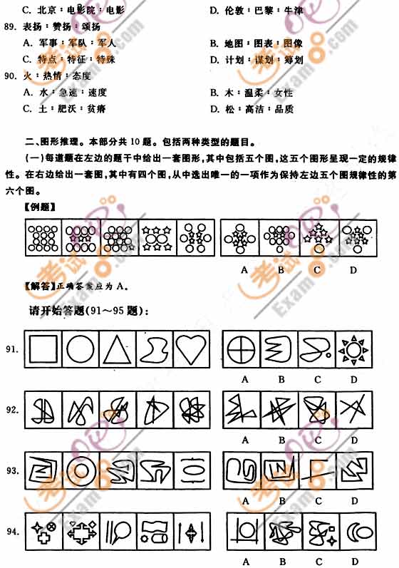 2009年江苏公务员考试行测试题及答案解析(B卷)