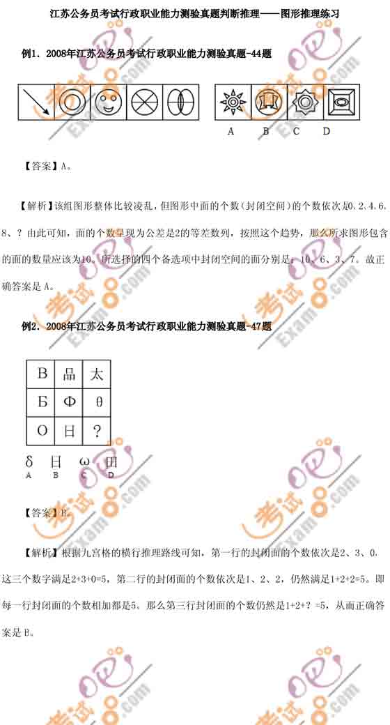 公务员行测专项突破：四类常考图形推理题型解析