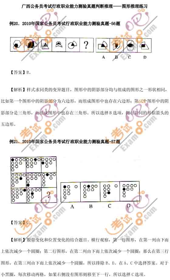 公务员行测专项突破：四类常考图形推理题型解析