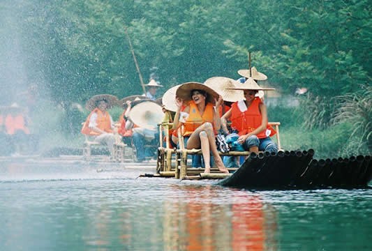 导游资格考试景点:杭州双溪漂流旅游景区