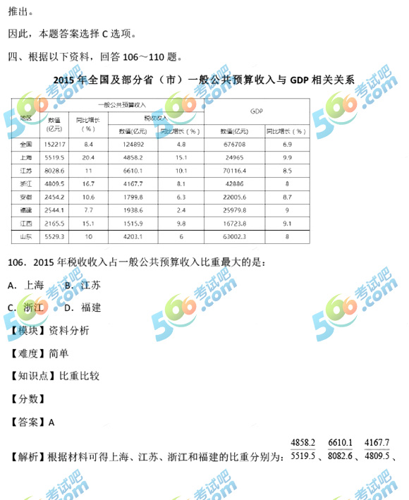 2017年河北公务员考试《行测》真题及答案(华图版)