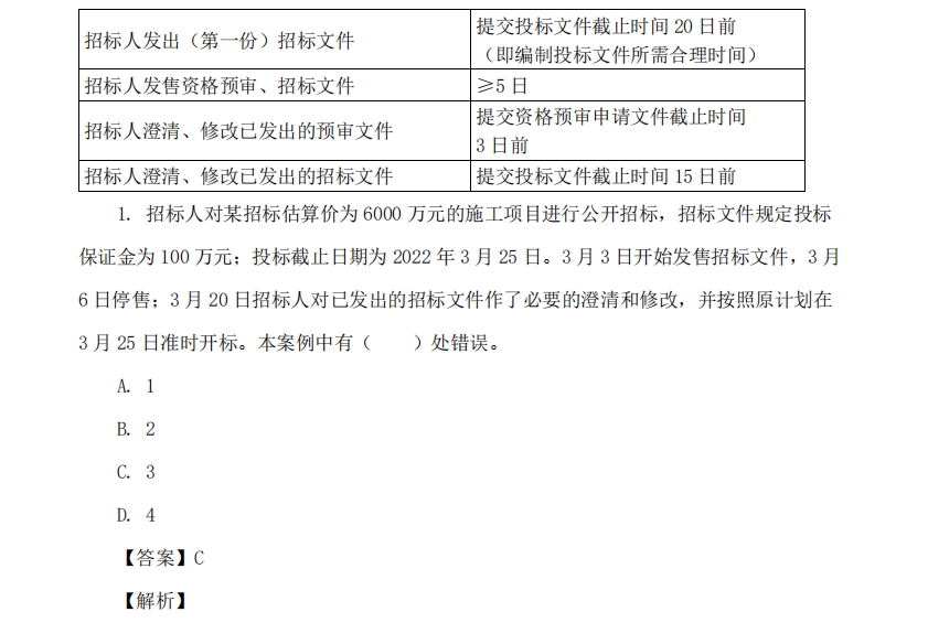 一级建造师考试工程法规讲义：建设工程招标投标制度