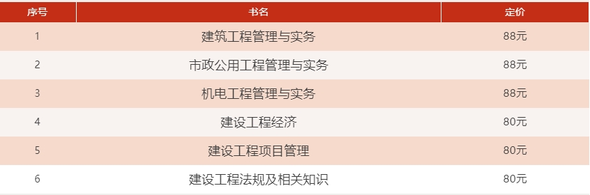 重磅｜2025全国一级建造师图书预售开启！