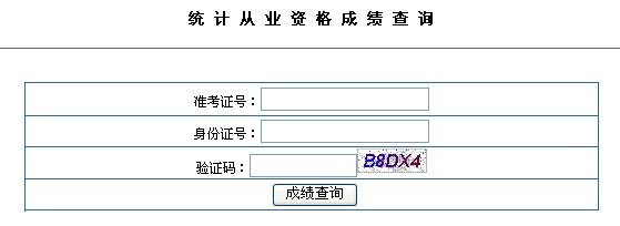 统计从业资格考试成绩查询_北京统计从业资格考试网_全国统计从业资格考试网